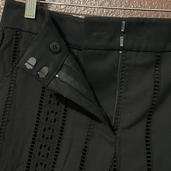 Veronica Beard Leta gaucho Women's Black Wide-Leg Pants - Picture 8 of 16